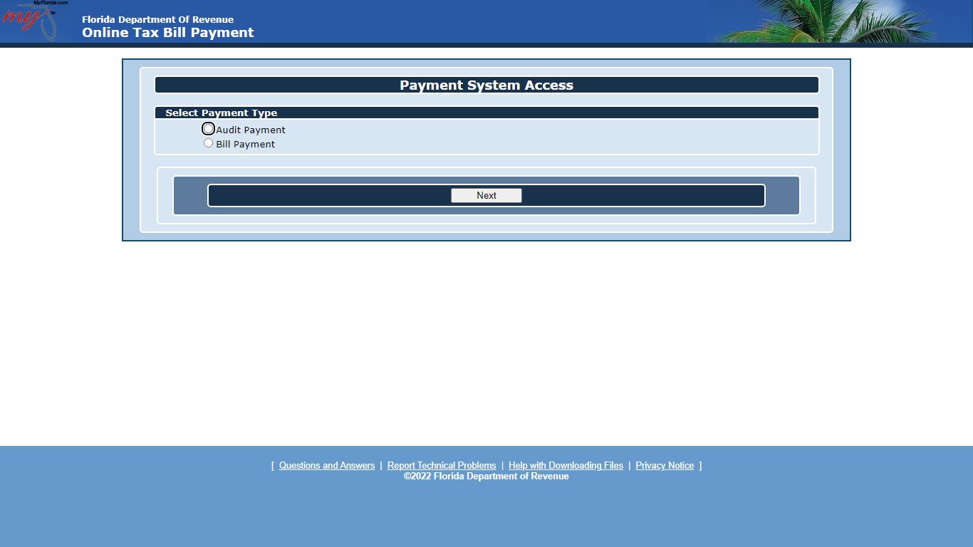 Florida Department Of Revenue | Online Tax Bill Payment